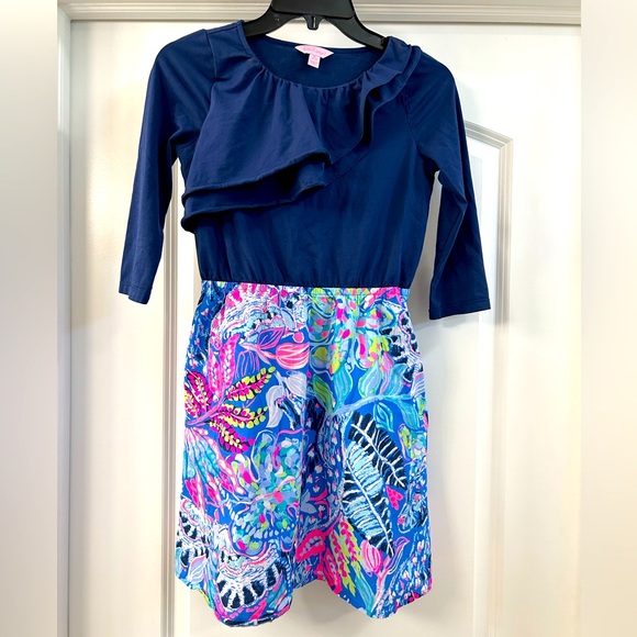 Lilly Pulitzer Other - Lilly Pulitzer Multi-Color Dress with side pockets. Size 12-14